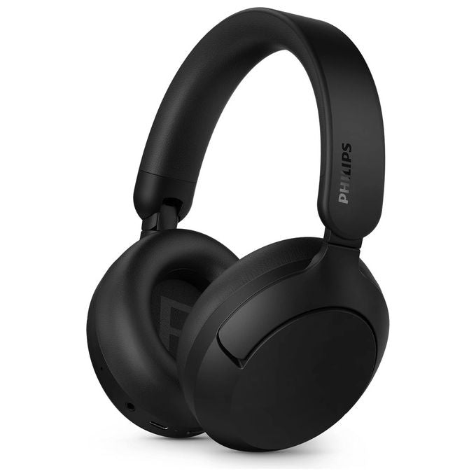 Philips TAH6000BK-00 Cuffie Wireless Over-ear Bluetooth 6.0 ANC Autonomia 80h Microfono Integrato colore Nero
