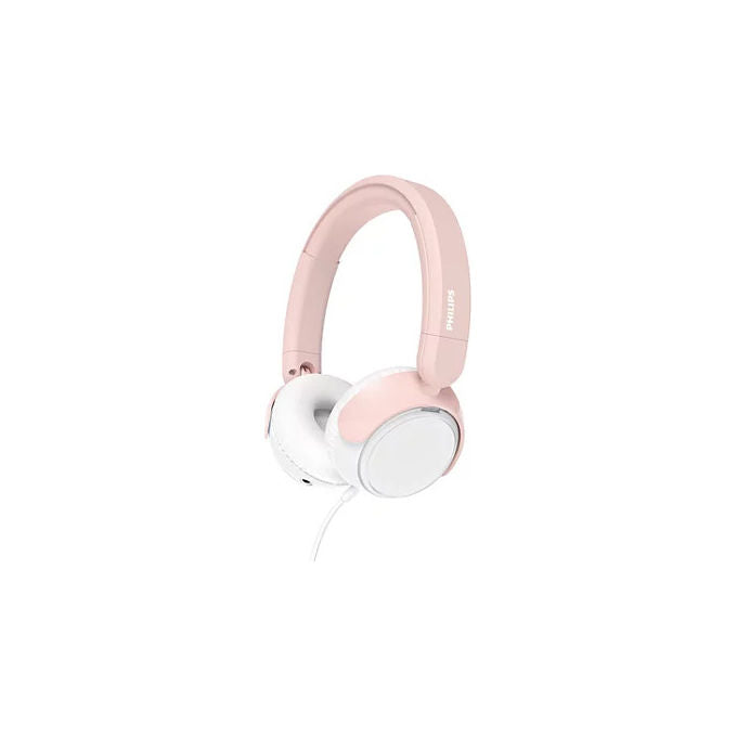 Philips TAK2000PK-00 Serie 2000 Cuffie On-Ear per Bambini con Microfono Limitatore Volume 85 dB cavo 1,2 m colore Rosa