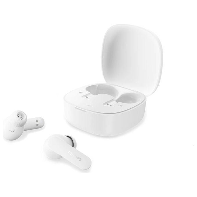 Philips TAT2200WT-00 Auricolari True Wireless In-ear ANC Bluetooth 6.0 IPX4 autonomia 28h colore Bianco