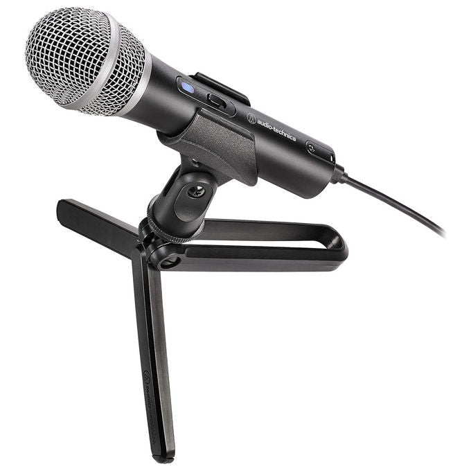 Audio-Technica ATR2100X-USB Microfono Dinamico Cardioide USB XLR Streaming Podcast 24 bit 192 kHz colore Nero