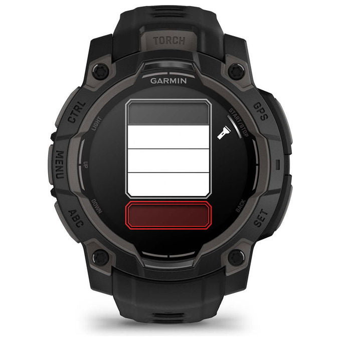 Garmin 010-02936-00 Instinct 3 AMOLED Smartwatch GPS 45 mm 1.2'' 4 GB batteria 18 giorni colore Nero