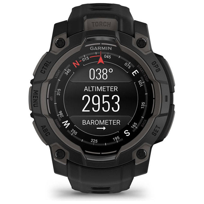 Garmin 010-02936-00 Instinct 3 AMOLED Smartwatch GPS 45 mm 1.2'' 4 GB batteria 18 giorni colore Nero