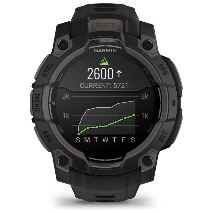 Garmin 010-02936-00 Instinct 3 AMOLED Smartwatch GPS 45 mm 1.2'' 4 GB batteria 18 giorni colore Nero