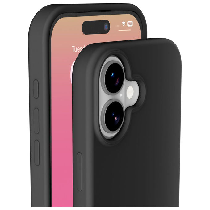 Cellularline SENSATIONIPH17K Sensation Cover Custodia Silicone Soft Touch per Apple iPhone 17 colore Nero