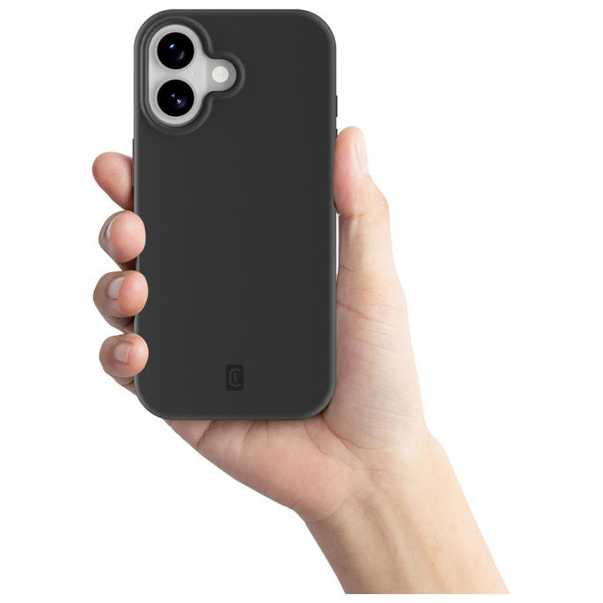 Cellularline SENSATIONIPH17K Sensation Cover Custodia Silicone Soft Touch per Apple iPhone 17 colore Nero