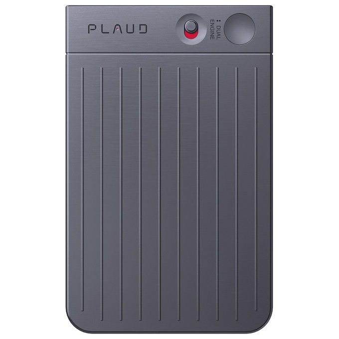Plaud PLD-64G-BL NOTE Registratore Vocale AI 64 GB 3 Microfoni Trascrizione 112 Lingue ChatGPT 4o 400 mAh colore Nero