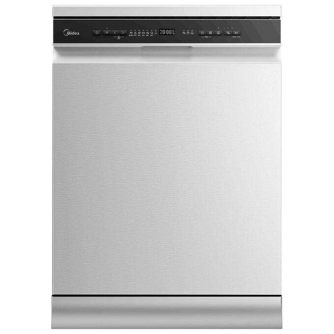 Midea MDWEF1433DSS-WE Lavastoviglie A scomparsa parziale 14 coperti Classe C 44 dB Wi-Fi AquaStop (85x60x55 cm) colore Argento