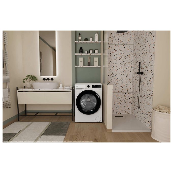Candy GD 412BL10-S Lavatrice Caricamento Frontale 12 Kg 1400 rpm Classe A Inverter 16 Programmi 72 dB (85x60x61 cm) colore Bianco