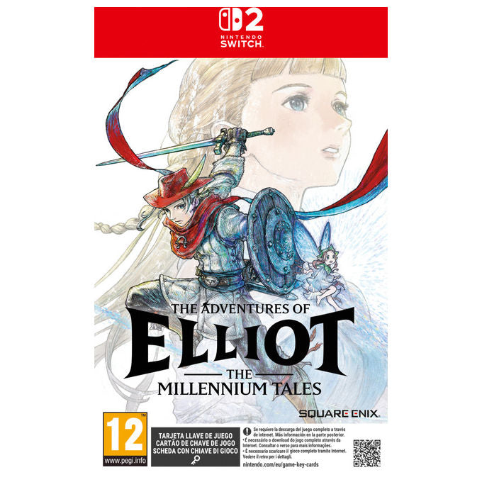 Square Enix SQXL00447 The Adventures of Elliot The Millennium Tales Videogioco Action RPG Nintendo Switch 2 PEGI 12 Game Key Card