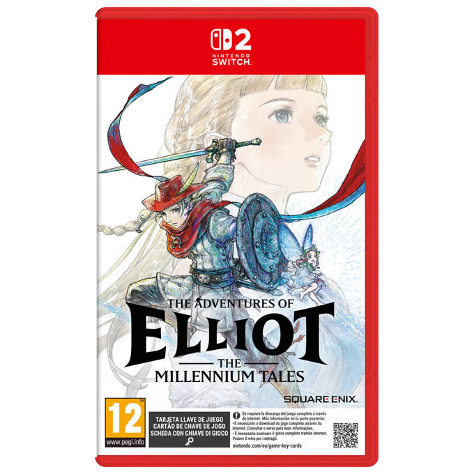 Square Enix SQXL00447 The Adventures of Elliot The Millennium Tales Videogioco Action RPG Nintendo Switch 2 PEGI 12 Game Key Card