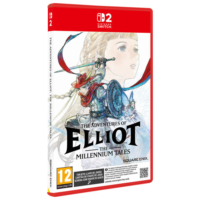 Square Enix SQXL00447 The Adventures of Elliot The Millennium Tales Videogioco Action RPG Nintendo Switch 2 PEGI 12 Game Key Card