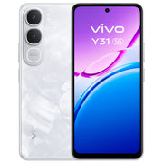 Vivo Y31 5G Smartphone 6.72'' Snapdragon 4 Gen 2 6 GB 256 GB 50 MP 6500 mAh Android 15 colore Bianco