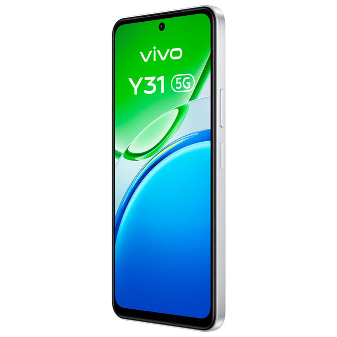 Vivo Y31 5G Smartphone 6.72'' Snapdragon 4 Gen 2 6 GB 256 GB 50 MP 6500 mAh Android 15 colore Bianco
