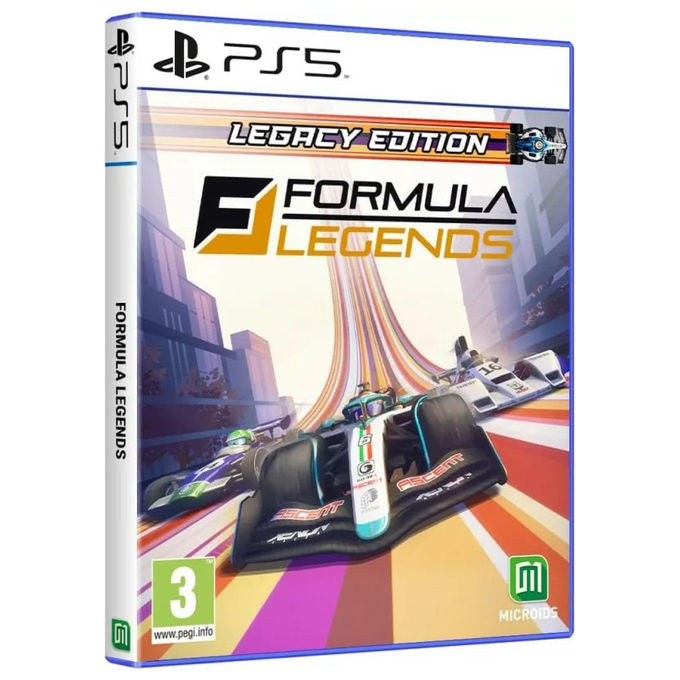 Microids Formula Legends Legacy Edition Videogioco PS5 16 Vetture 14 Circuiti Modalita' Storia e Time Attack PEGI 3