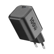 Cellularline ACHUSBCGAN100WLAPK Caricabatterie da rete USB-C GaN+ Power Delivery 100W colore Nero