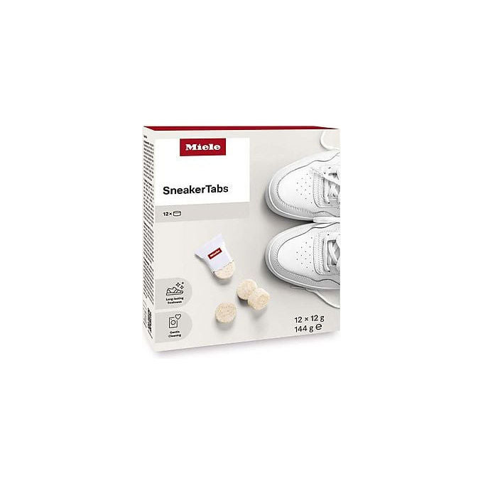 Miele 12841520 SneakerTabs Detersivo per Scarpe 12 Tabs Salvacolore Freshplex Fragranza Floreale