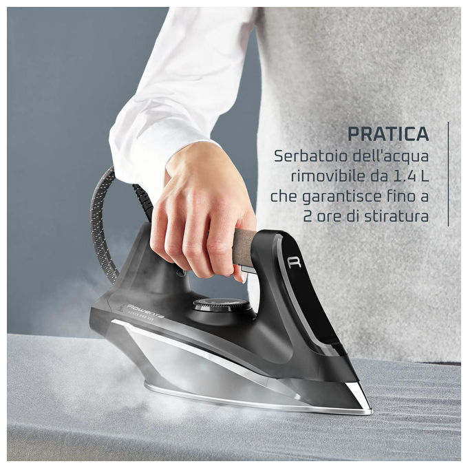 Rowenta VR7444F0 Force Pro 350 Generatore di Vapore 2400 W 230 g-min 6,5 bar 1 L Piastra Durilium Airglide colore Nero Blu