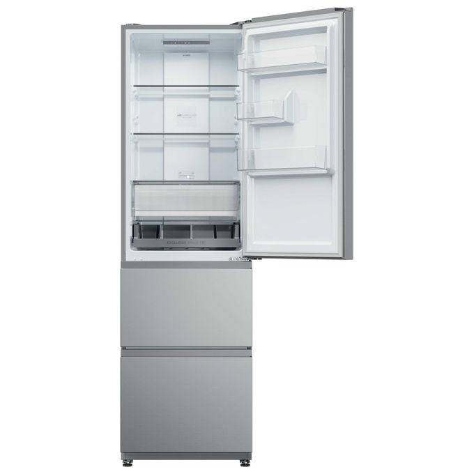 Haier HTR3518DNMX frigorifero combinato 303 L 185 cm classe D 35 dB Total No Frost colore Acciaio inox