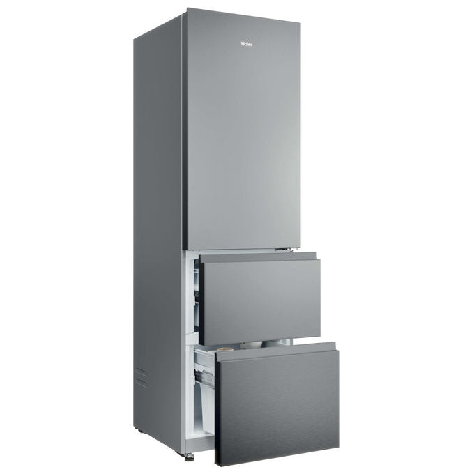 Haier HTR3518DNMX frigorifero combinato 303 L 185 cm classe D 35 dB Total No Frost colore Acciaio inox