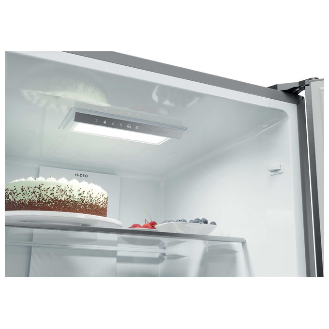 Haier HTR3518DNMX frigorifero combinato 303 L 185 cm classe D 35 dB Total No Frost colore Acciaio inox