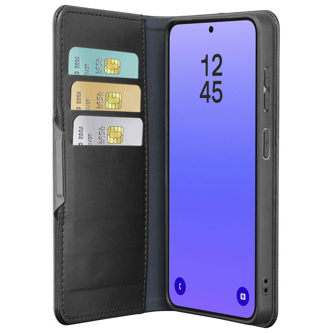 Cellularline BOOKAG2GALA37K Book Agenda 2 Custodia a Libro Samsung Galaxy A37 Ecopelle Chiusura Magnetica RFID NFC Stand colore Nero
