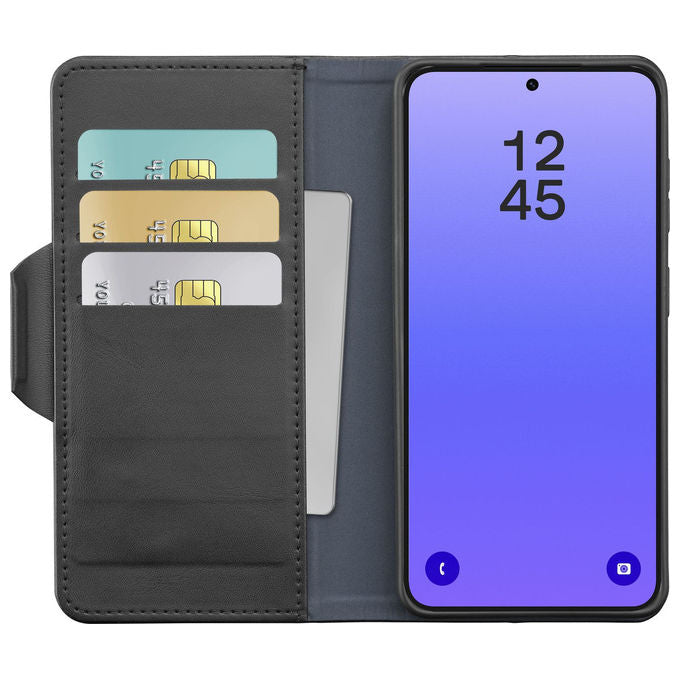 Cellularline BOOKAG2GALA37K Book Agenda 2 Custodia a Libro Samsung Galaxy A37 Ecopelle Chiusura Magnetica RFID NFC Stand colore Nero
