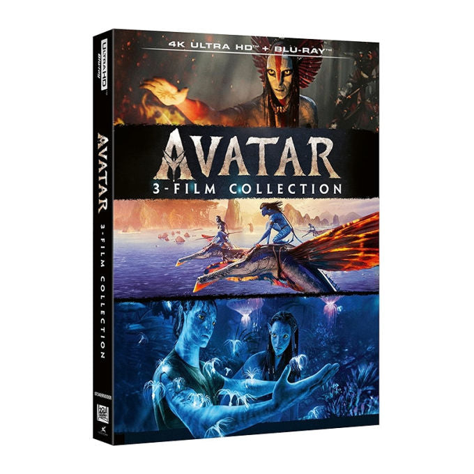 Eagle Pictures Avatar 3 Movie Collection Cofanetto Blu-ray Ultra HD 4K 6 Dischi Avatar La Via dell'Acqua Fuoco e Cenere