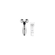 Rio FARM Massaggiatore Viso e Corpo 3D EMS Microcorrente Rullo Sagomato Ricarica USB colore Argento