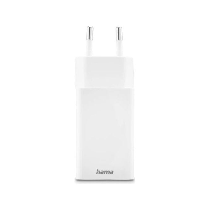 Hama 00201993 Caricabatterie da rete 2 porte USB-C USB-A 45 W GaN Ricarica rapida Power Delivery Quick Charge colore Bianco