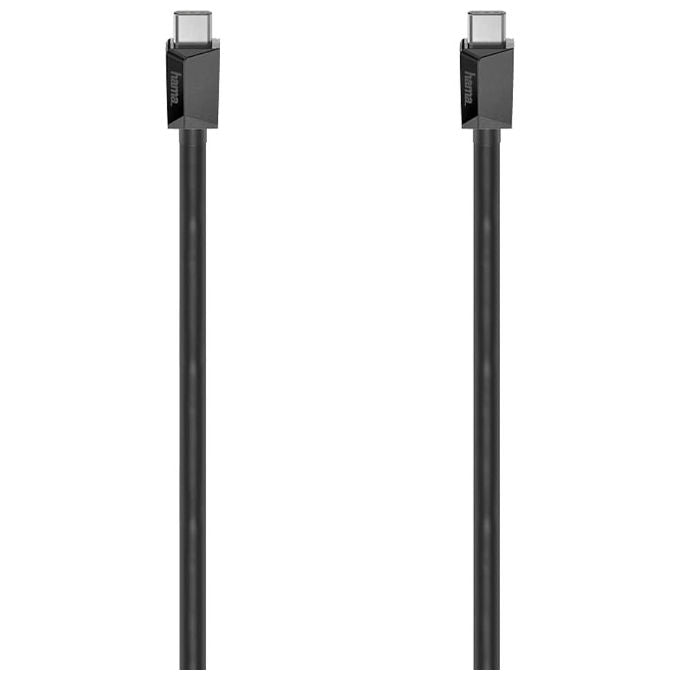 Hama 00200656 Cavo USB Type-C USB 3.2 Gen 2 10 Gbps 100 W eMarker Full-Featured 1 m colore Nero