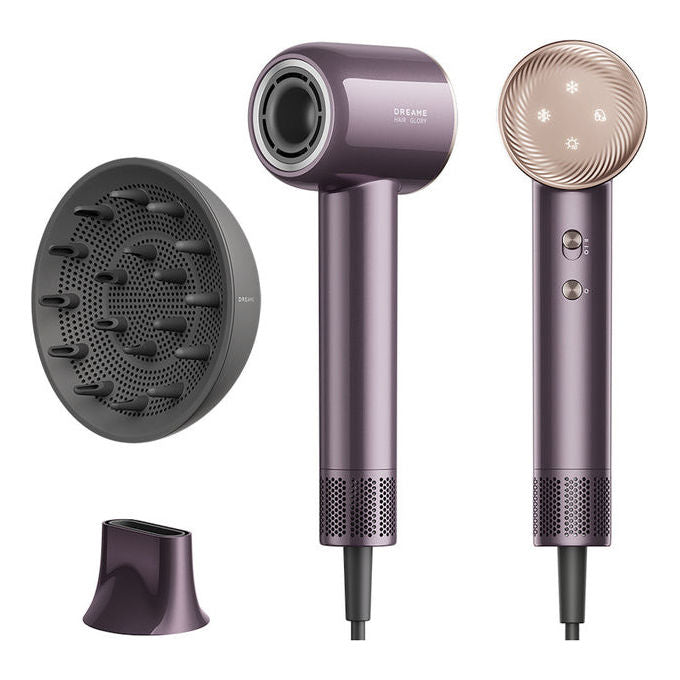 Dreame COMBO Glory Combo Asciugacapelli 1600 W ionico 110000 rpm 2 velocita' 3 temperature diffusore e concentratore colore Viola