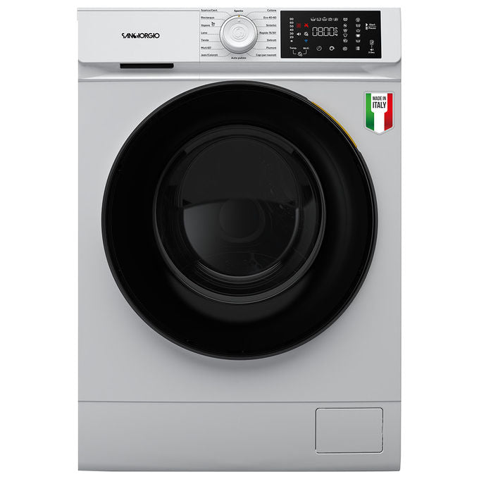 San Giorgio H1014T H6 Lavatrice Frontale 10 Kg 1400 rpm Classe A Wi-Fi Motore Inverter 76 dB (84x60x59 cm) colore Bianco