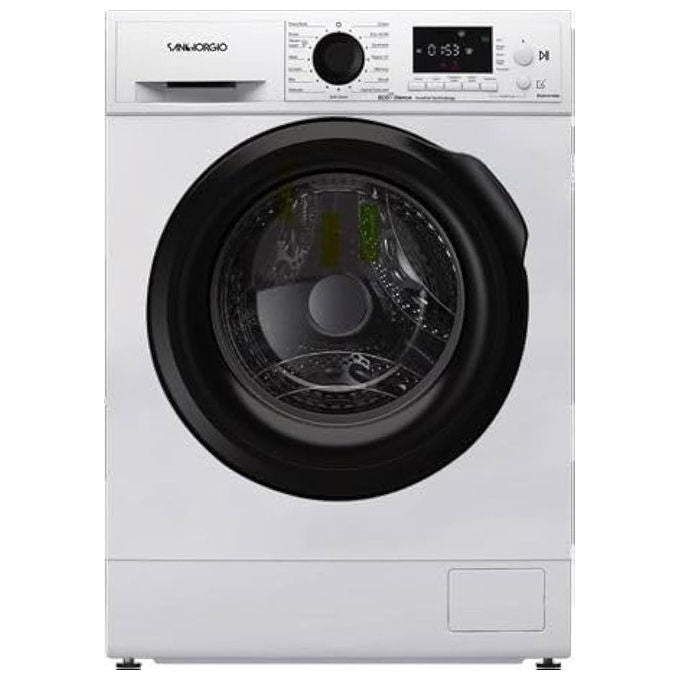 San Giorgio SLIM-FS614A9 Lavatrice Slim 6 Kg 1400 rpm Classe A Inverter Vapore Partenza Ritardata (84x60x44 cm) colore Bianco