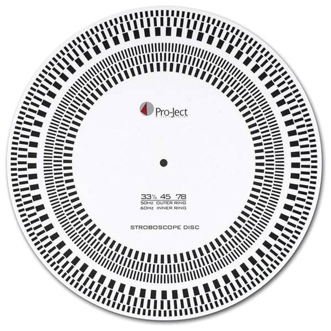 Pro-Ject PSTROBEIT Disco Stroboscopico per Giradischi 33 45 78 rpm 50 60 Hz con Allineamento Testina