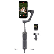 DJI DJOM8A Osmo Mobile 8P Combo Advanced Tracking Stabilizzatore Smartphone 3 assi ActiveTrack 8.0 batteria 10h colore Grigio