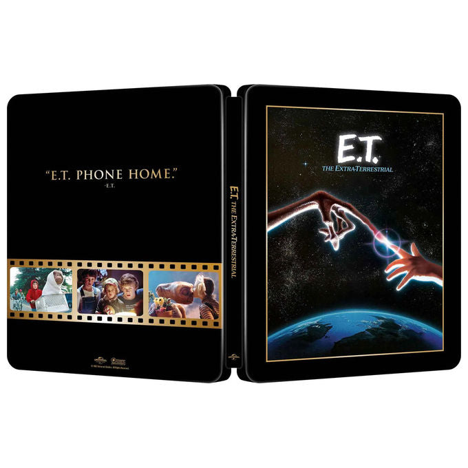 Universal E.T. L'Extra-Terrestre Steelbook 4K Ultra HD Blu-ray 2 Dischi Area 2 DTS 5.1 Fantascienza 1982
