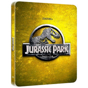 Universal Jurassic Park Steelbook Blu-ray 4K Ultra HD 2 Dischi Dolby Vision HDR10+ Audio DTS 5.1 Dolby TrueHD Atmos