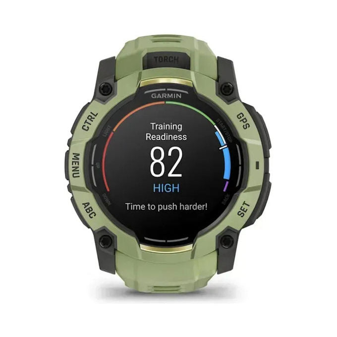 Garmin 010-03020-02 Instinct 3 Smartwatch AMOLED 50 mm GPS 4 GB autonomia 24 giorni resistente 10 ATM colore Verde
