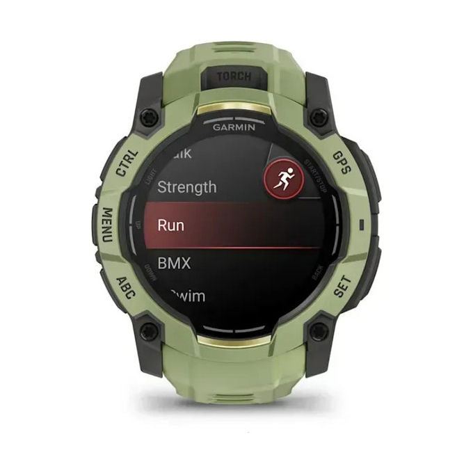 Garmin 010-03020-02 Instinct 3 Smartwatch AMOLED 50 mm GPS 4 GB autonomia 24 giorni resistente 10 ATM colore Verde