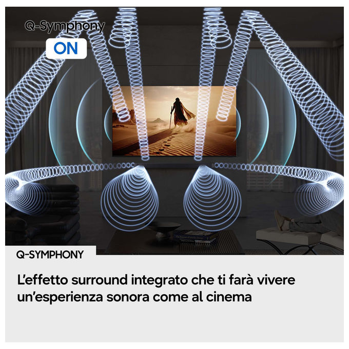 Samsung HW-Q990H-XC Soundbar 11.1.4 canali 756W Dolby Atmos Wireless Q-Symphony Bluetooth 5.3 HDMI eARC colore Nero