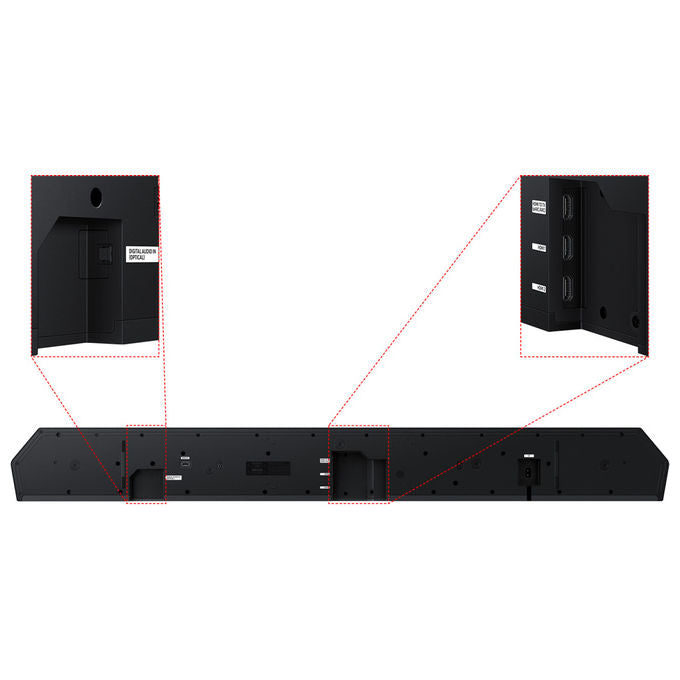 Samsung HW-Q990H-XC Soundbar 11.1.4 canali 756W Dolby Atmos Wireless Q-Symphony Bluetooth 5.3 HDMI eARC colore Nero