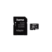 Hama 00124138 Scheda di Memoria MicroSDHC 16 GB UHS-I Classe 10 80 MB-s con Adattatore SD colore Nero