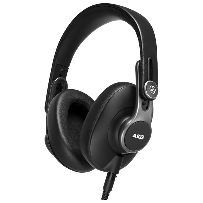 AKG K371 Cuffie Over-Ear Professionali Studio Chiuse Pieghevoli 50mm 32Ω 114dB cavo staccabile colore Nero