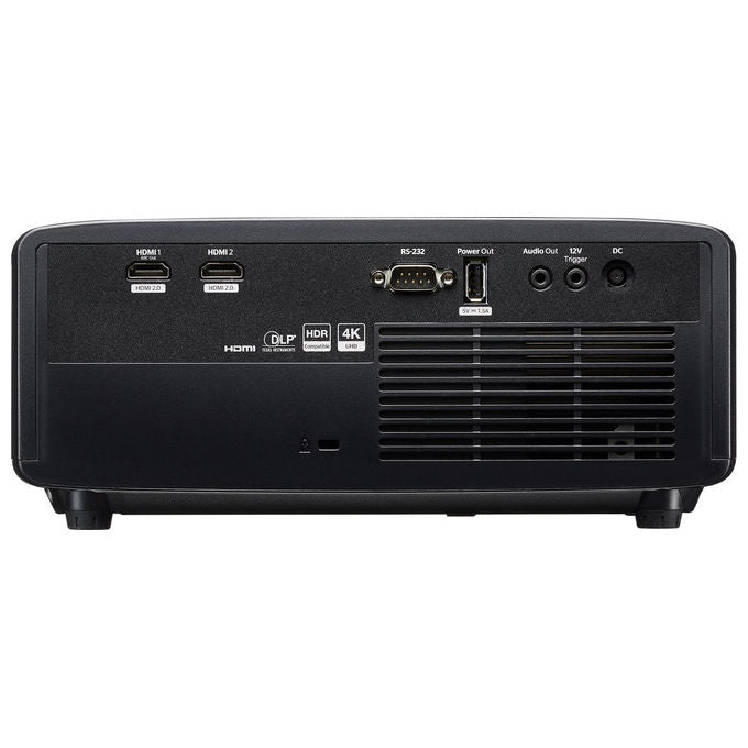 Optoma UZ38X Proiettore Laser DLP UHD 4K 3800 ANSI lumen Contrasto 1500000:1 HDR Filmmaker Mode colore Nero