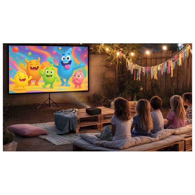 Optoma UZ38X Proiettore Laser DLP UHD 4K 3800 ANSI lumen Contrasto 1500000:1 HDR Filmmaker Mode colore Nero