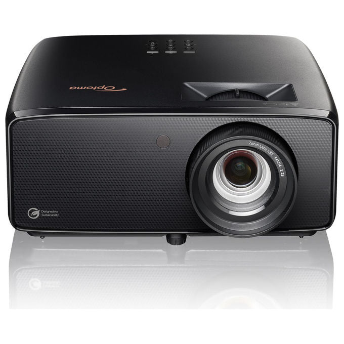 Optoma UZ38X Proiettore Laser DLP UHD 4K 3800 ANSI lumen Contrasto 1500000:1 HDR Filmmaker Mode colore Nero