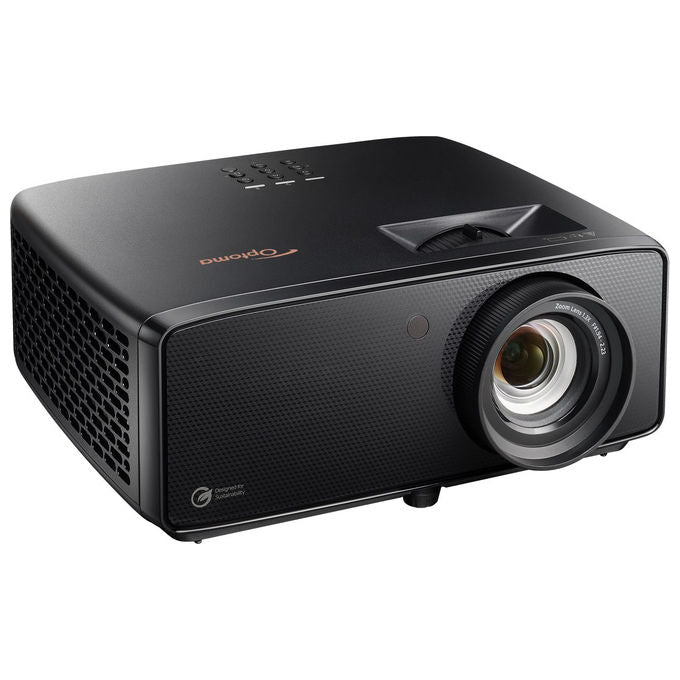 Optoma UZ38X Proiettore Laser DLP UHD 4K 3800 ANSI lumen Contrasto 1500000:1 HDR Filmmaker Mode colore Nero