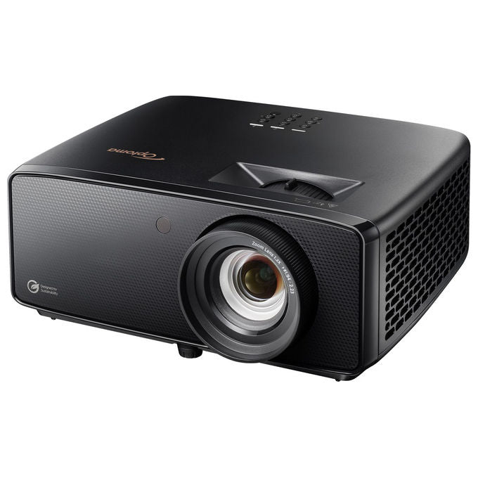 Optoma UZ38X Proiettore Laser DLP UHD 4K 3800 ANSI lumen Contrasto 1500000:1 HDR Filmmaker Mode colore Nero