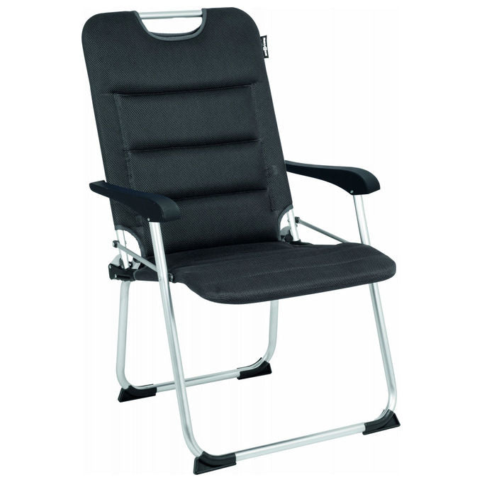 Brunner 0404070N.C25 Sangria NG Sedia da campeggio pieghevole alluminio 4 gambe colore Antracite