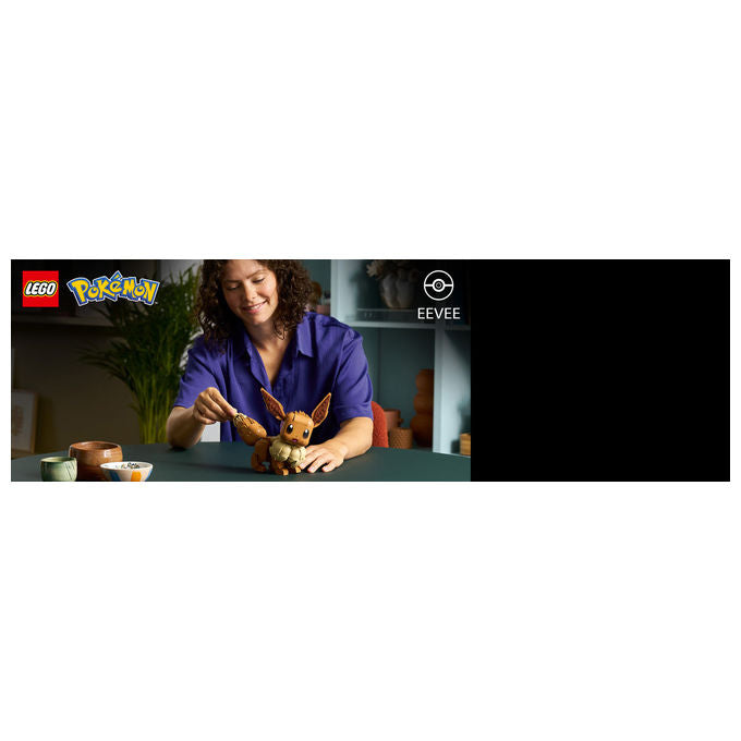 Lego 72151 Pokémon Set da Costruzione Eevee Figure Snodabile 587 Pezzi per Adulti 18+ colore Multicolore